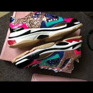 Cape Robbin Multi color sequin sneakers